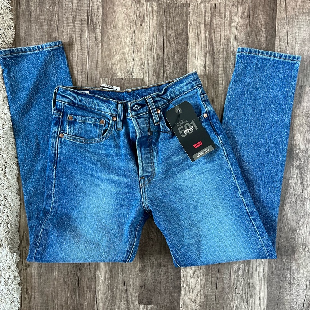 Levis 501 skinny jeans